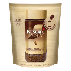 Кава розчинна сублімована Gold Nescafe д/п 50г