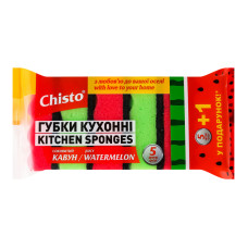 Губки кухонні Соковитий кавун Chisto 6шт