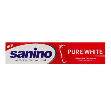Паста зубна Pure white Sanino 75мл