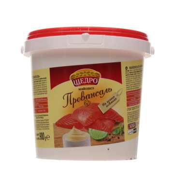 Майонез 67% Провансаль Щедро відро 900г Майонез 67% Провансаль Щедро відро 900г