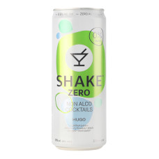 Напій безалкогольний сильногазований соковмісний пастеризований Hugo Zero Shake з/б 330мл