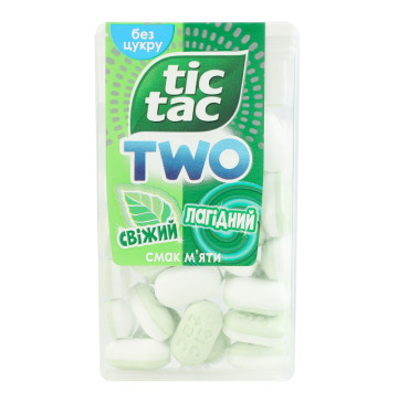 Драже двошарове з солодко-м'ятним смаком Tic Tac п/у 38.5г