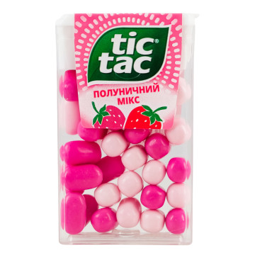 Драже Полуничний мікс Tic Tac п/у 18г