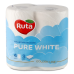 Папір туалетний 3-х шаровий Pure White Ruta 4шт