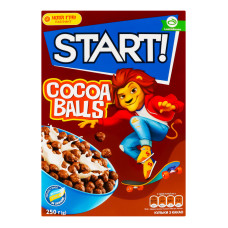 Сніданки сухі зернові Cocoa balls Start! к/у 250г