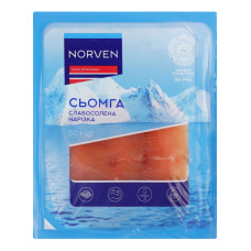 Сьомга нарізка Norven сл/с 1с в/у 50г