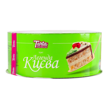 Торт повітряно-арахісовий Легенда Києва Tarta к/у 450г