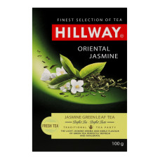 Чай зелений байховий листовий з ароматом жасмину Oriental Jasmine Hillway в/с к/у 100г Чай зелений байховий листовий з ароматом жасмину Oriental Jasmine Hillway в/с к/у 100г