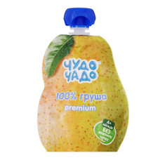 Пюре для дітей від 4міс натуральне стерилізоване Груша Premium Чудо-Чадо д/п 90г