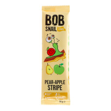 Цукерка фруктова Pear-apple Stripe Bob Snail м/у 14г