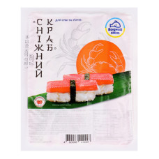 Палички крабові заморожені Сніжний краб Водний світ в/у 500г