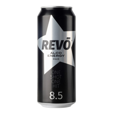 Напій слабоалкогольний 500мл 8.5% сильногазований Black Alco Energy Revo з/б