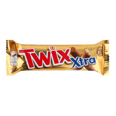 Печиво пісочне з карамеллю вкрите молочним шоколадом Xtra Twix м/у 2х37.5г