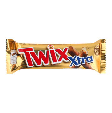 Печиво пісочне з карамеллю вкрите молочним шоколадом Xtra Twix м/у 2х37.5г