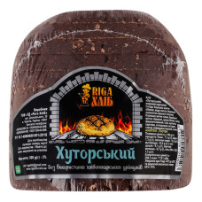 Хліб половинка в нарізці подовий Хуторський Riga Хліб м/у 300г