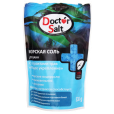 Сіль морська Doctor Salt з екстр.трав Заг. зміцнення 530г х6