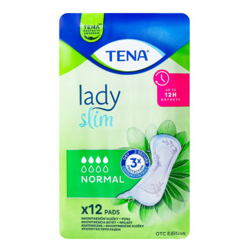 Прокладки урологічні Normal Lady Slim Tena 12шт