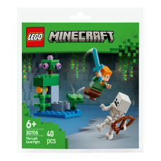 Конструктор для дітей від 6років №30705 The lush cave fight Minecraft Lego 40ел