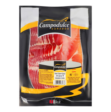 Хамон нарізка Serrano Curados Campodulce Curados в/у 0.25кг