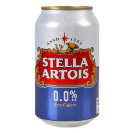Пиво Stella Artois б/а з/б 0.33л Бельгія