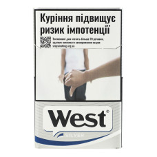 Сигарети з фільтром West Silver 20шт Сигарети з фільтром West Silver 20шт