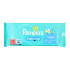 Серветки вологі для дітей Fresh Clean Pampers 52шт