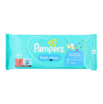 Серветки вологі для дітей Fresh Clean Pampers 52шт
