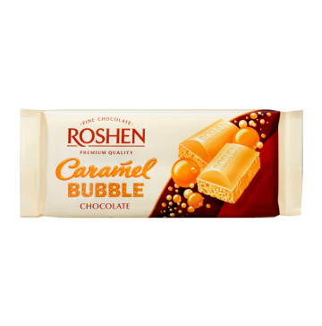 Шоколад пористий Caramel Bubble Roshen м/у 80г