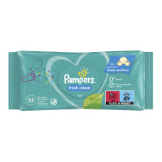 Серветки вологі для дітей Fresh Clean Pampers 52шт