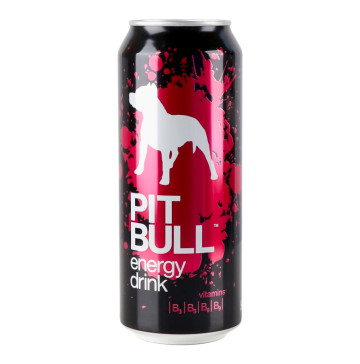 Напій енергетичний безалкогольний сильногазований Pit Bull з/б 0.5л