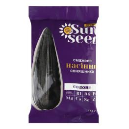 Насіння соняшника смажене солоне SunSeed м/у 145г