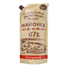 Майонез 67% Столовий Національні українські традиції д/п 500г