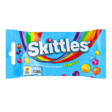 Драже жувальні у різнокольоровій цукровій оболонці Тропічний Skittles м/у 38г