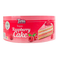 Торт бісквітний Raspberry cake Tarta к/у 450г