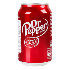 Напій безалкогольний газований ароматизований Dr Pepper з/б 330мл