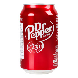 Напій безалкогольний газований ароматизований Dr Pepper з/б 330мл