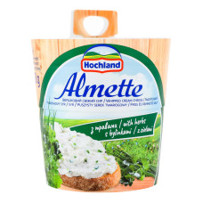 Сир 60% вершковий з травами Almette Hochland ст 150г