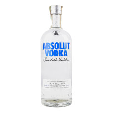 Горілка 1л 40% Absolut пл