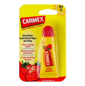 Бальзам для губ зі смаком суниці SPF 15 Carmex 10г