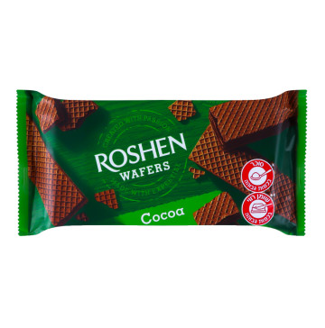 Вафлі Cocoa Wafers Roshen м/у 216г