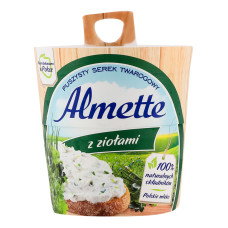 Сир 57% вершковий з травами Almette ст 150г