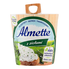Сир 60% вершковий з травами Almette Hochland ст 150г