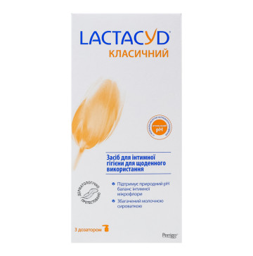Засіб для інтимної гігієни для щоденного використання Класичний Lactacyd 400мл