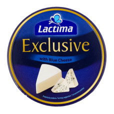 Сир плавлений 40% Blue Cheese Exclusive Lactima к/у 8х17.5г