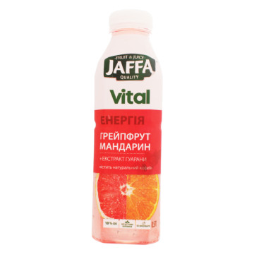 Напій соковий грейпфрут мандарин + екстракт гуарани Енергія Jaffa Vital п/пл 0.5л