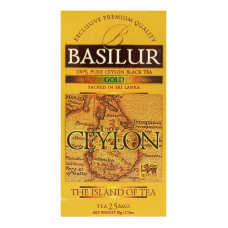 Чай чорний Gold Ceylon Basilur к/у 25х2г