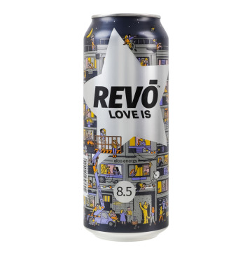 Напій слабоалкогольний енергетичний 500мл 8.5% сильногазований Love is Revo з/б