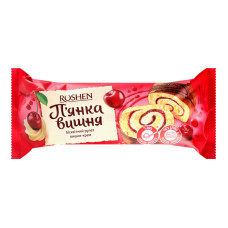 Рулет бісквітний П'яна вишня Roshen м/у 180г 