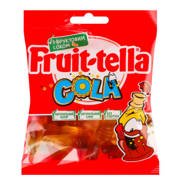 Мармелад жувальний Cola Fruit-tella м/у 90г