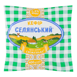 Кефір 2.5% Селянський м/у 400г